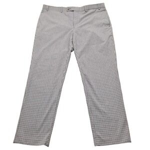 Lauren Ralph Lauren Mens Black White Checkered Dress Pants 38x32